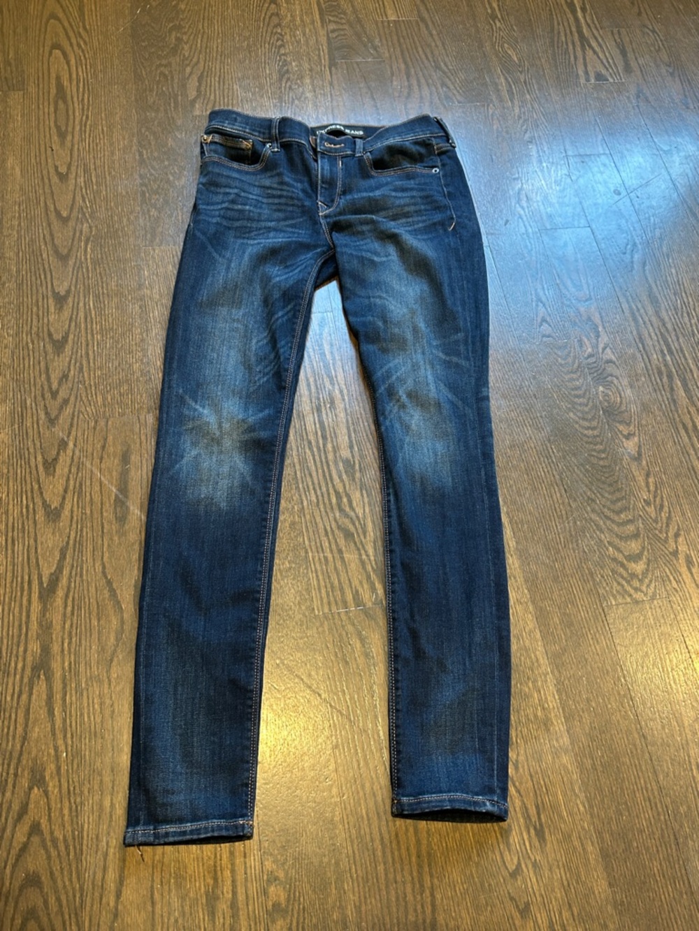 Express Dark Indigo Women's Legging Mid Rise. Size 4T